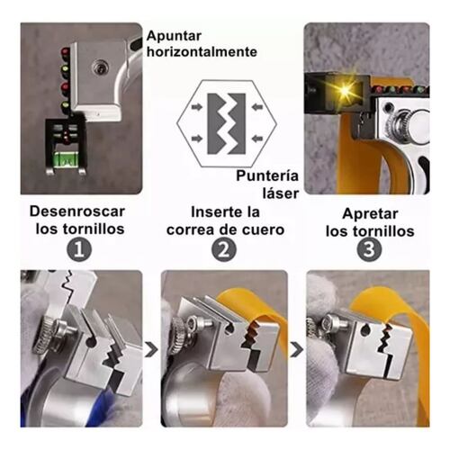 Tirachinas Láser Profesional Para Exteriores Con Mango Azul 