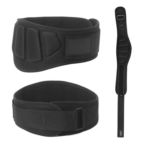 Gym Lumbar Pesas Ejercicios Faja Crossfit Cinturón Y Guantes L