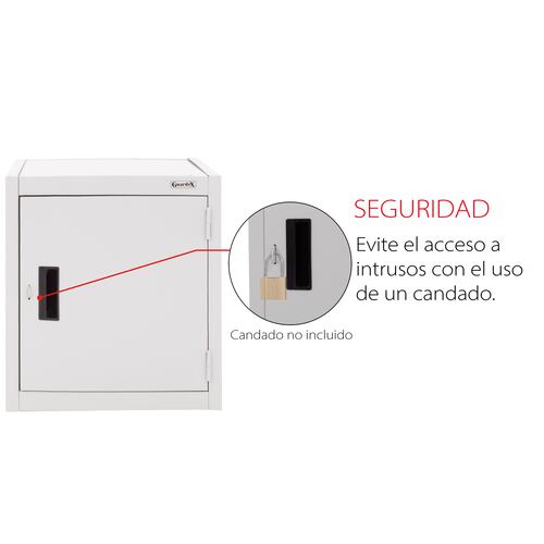 Locker Metalico 1 Puerta Guardex Casillero Apilable Mini