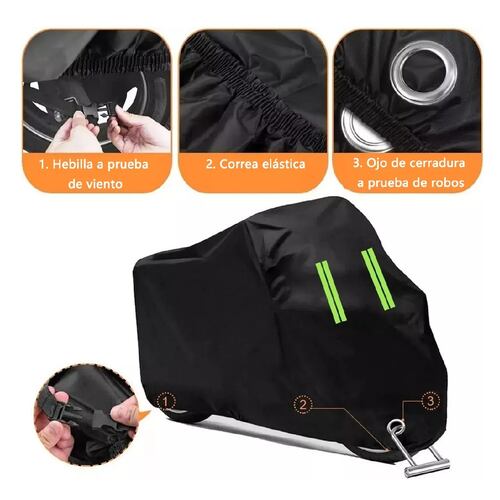 Cubierta De Protección Solar Impermeable Para Motocicleta