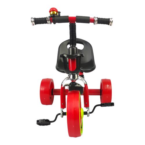Triciclo para Niños Esfera Musical con Luz y Sonido hasta 25kg  - Rojo.