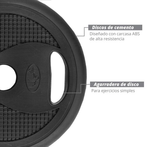 ALTERA JS-15 Juego De Mancuernas Ajustables Pesas 15 kg Verde FO.