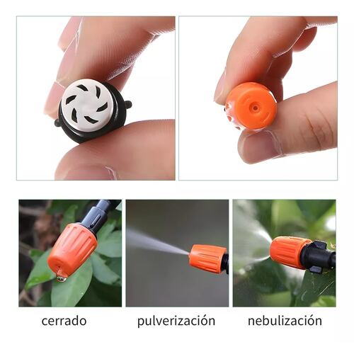 Sistema De Riego Por Goteo Y Aspersión Para Jardín Kit 20