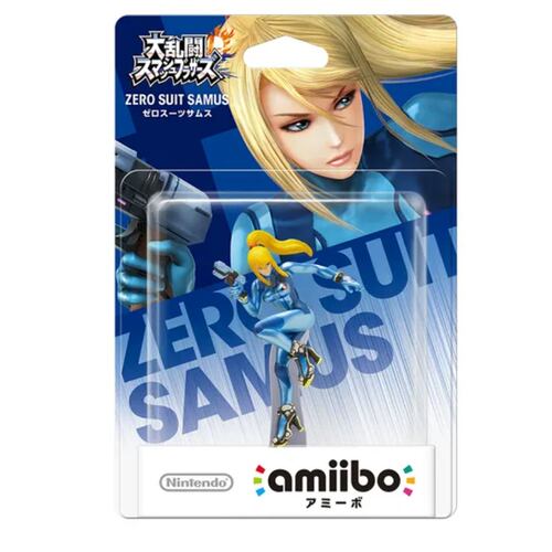 Figura Amiibo Zero Suit Samus Metroid Super Smash Bros.