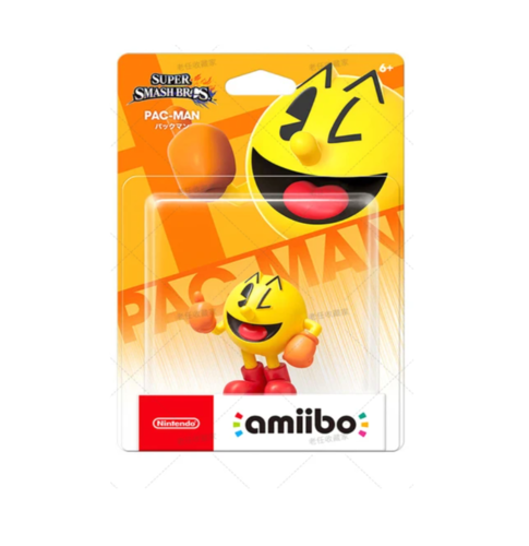 Figura Amiibo Nintendo Pac-man Pacman Super Smash Bros.