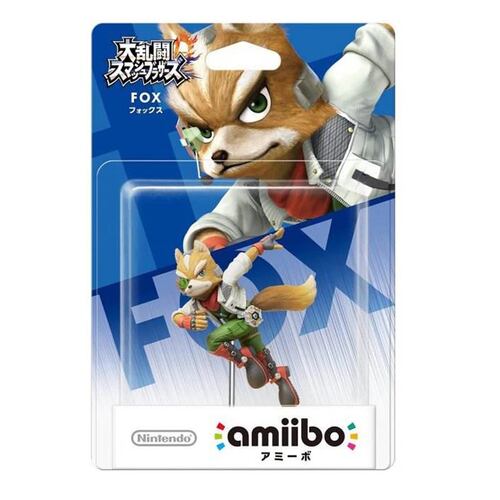 Figura Amiibo Original Fox Starfox Super Smash Bros.