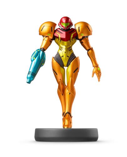 Figura Amiibo Samus Metroid Super Smash Bros Nueva Versión.
