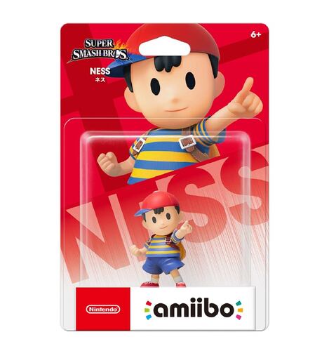 Figura Amiibo Nintendo Super Smash Bros Ness Earthbound.