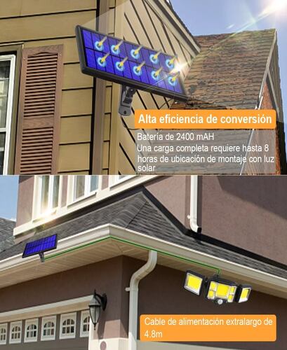Lámparas Solar Led Luz Jardin Para Interiores Y Exterior.