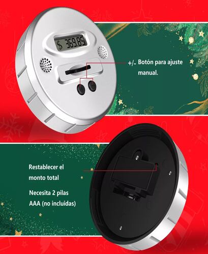 Alcancia Electronica Automatica Con Luces De Cadena Regalo.