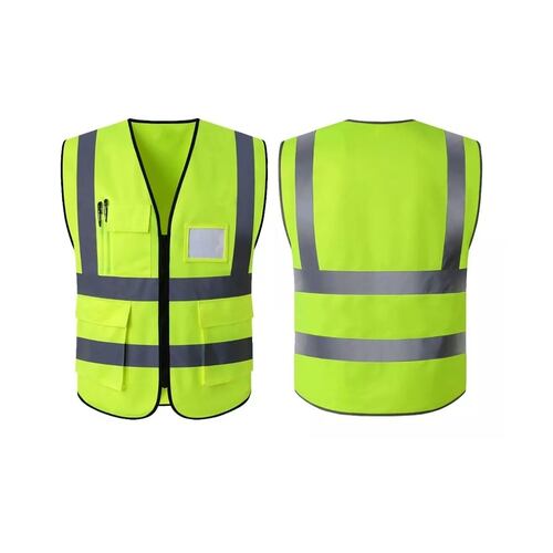 Set Chaleco Seguridad Reflejante Alta Visibilidad 3 Piezas Talla S