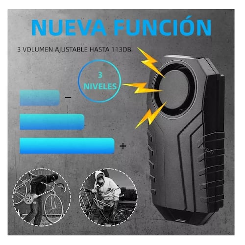 Control Remoto Alarma Para Motocicleta, Bicicleta