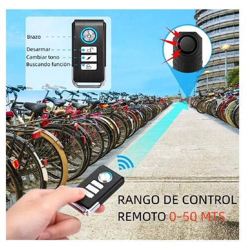 Control Remoto Alarma Para Motocicleta, Bicicleta