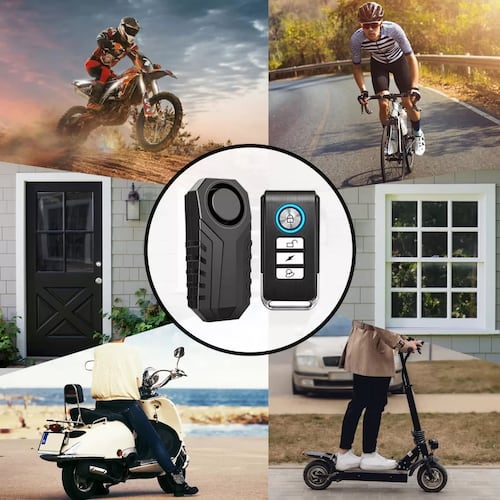 Control Remoto Alarma Para Motocicleta, Bicicleta