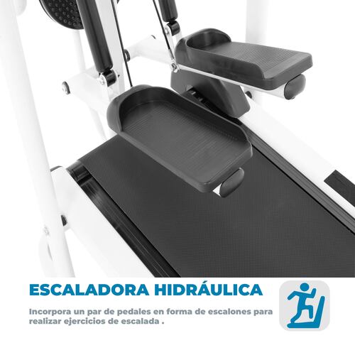 Altera Caminadora Mecánica Todo en 1 | Incluye Twister, Escaladora, y Barras para Lagartijas | Diseño Plegable