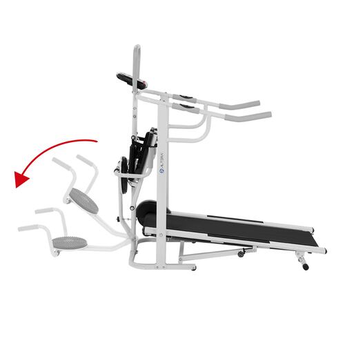 Altera Caminadora Mecánica Todo en 1 | Incluye Twister, Escaladora, y Barras para Lagartijas | Diseño Plegable