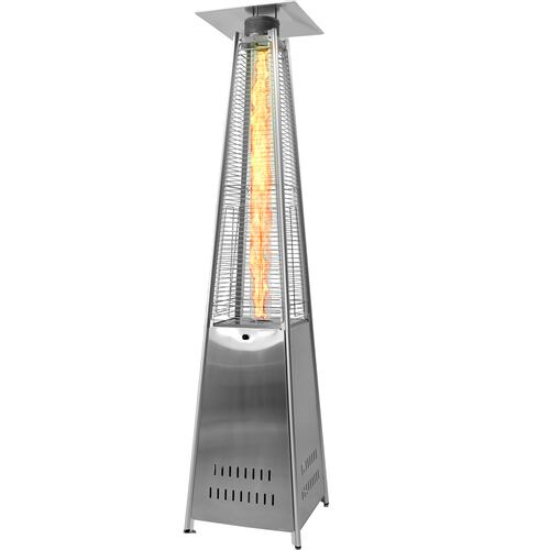 Calefactor Exterior Piramide Calenton Gas Lp Acero Inox 2.2m