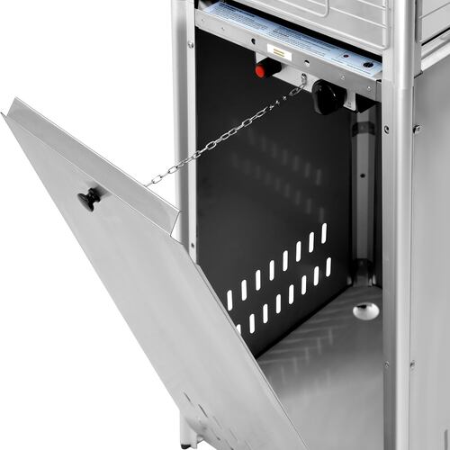 Calefactor Exterior Piramide Calenton Gas Lp Acero Inox 2.2m