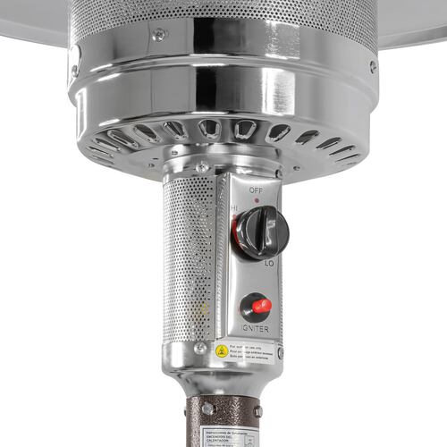 Calefactor Exterior Gas Lp Acero Inox Calenton Hongo Patio 