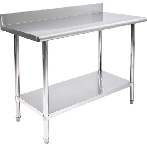 Mesa Isla Trabajo Acero Inoxidable Pasteur 110x60x105
