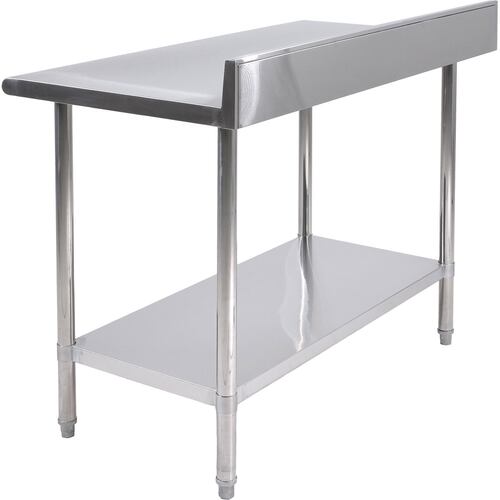 Mesa Isla Trabajo Acero Inoxidable Pasteur 110x60x105