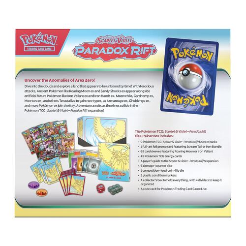 Pokemon TCG Scarlet & Violet: Paradox Rift - Elite Trainer Box Roaring MooN.