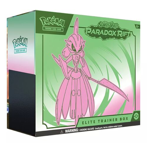 Pokemon TCG Scarlet & Violet: Paradox Rift - Elite Trainer Box Iron Valiant.
