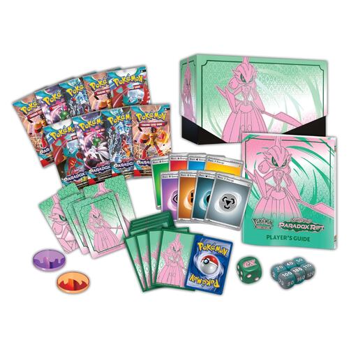 Pokemon TCG Scarlet & Violet: Paradox Rift - Elite Trainer Box Iron Valiant.