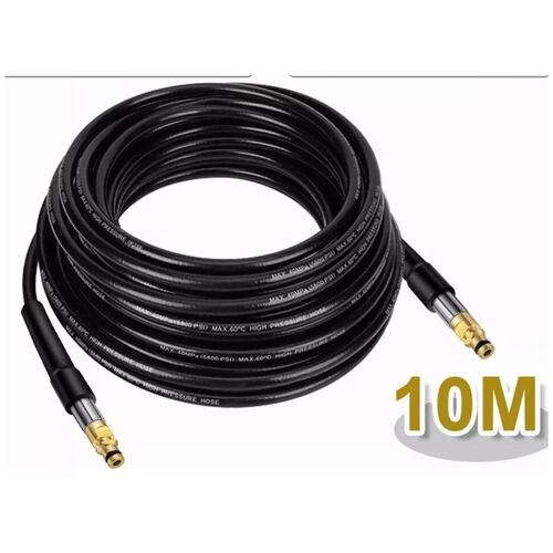 Manguera De Alta Presión 10 M Para Hidrolavadora NEGRO