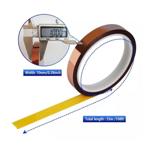 Cinta Térmica Para Sublimar Sublimación 10mm-12 Piezas 33m Dorado