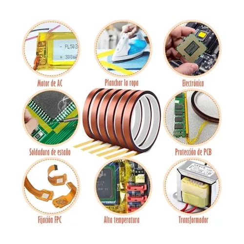 Cinta Térmica Para Sublimar Sublimación 10mm-12 Piezas 33m Dorado