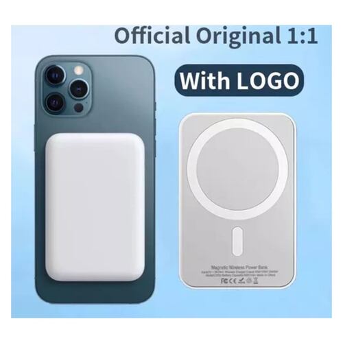 Batería Inalámbrica Magsafe 10000 Mah Para iPhone Portatil B lanco