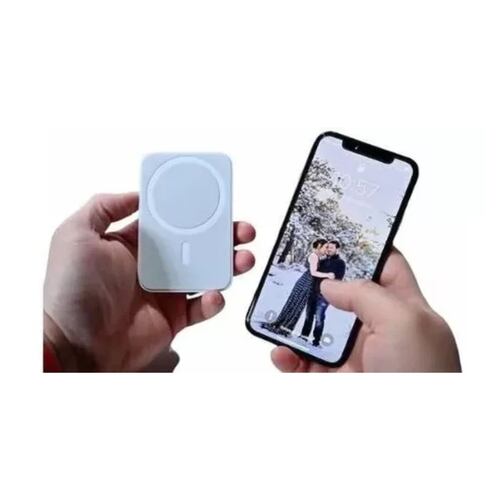 Batería Inalámbrica Magsafe 10000 Mah Para iPhone Portatil B lanco