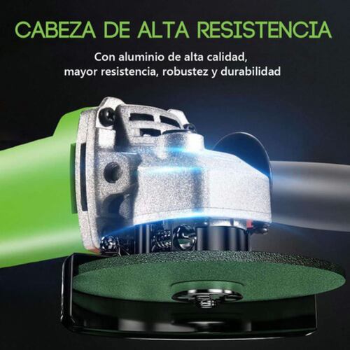 Esmeriladora Angular 2000w 110v Amoladora Angular Para Corte Verde