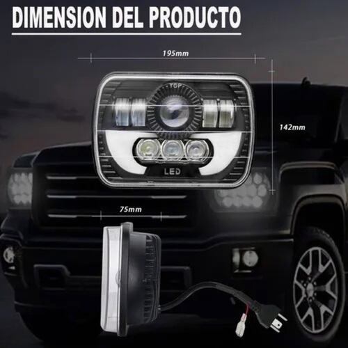 Faros Led De Luz Alta, Baja Para Camioneta Jeep
