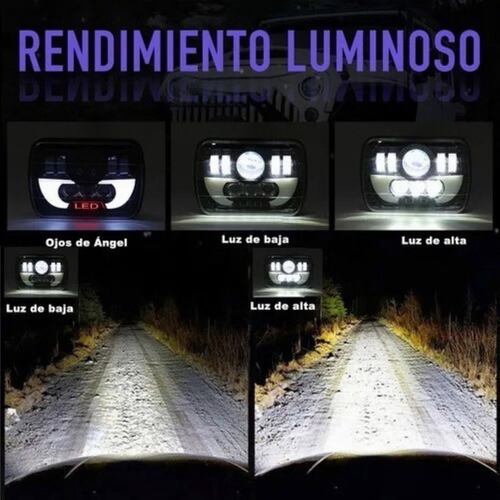 Faros Led De Luz Alta, Baja Para Camioneta Jeep