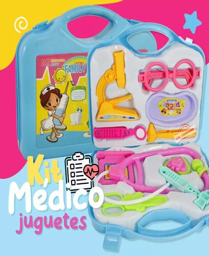 Kit Maletin Enfermera Juguete De Rol Medico Doctor Xf7769.