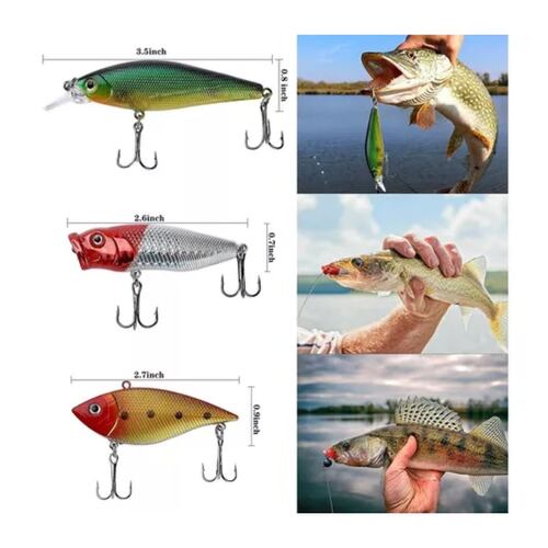 Kit Señuelos De Pesca Con Una Caja, 78 Piezas 