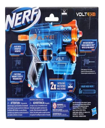 Lanzador Nerf Elite 2.0 Volt Sd-1 Con 6 Dardos +3.