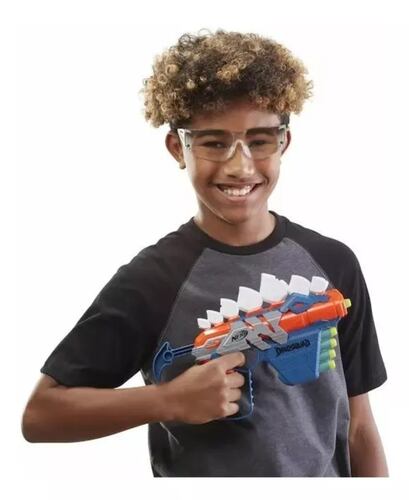 Lanzador Nerf Dinosquad Stego - Smash Con 5 Dardos +3.