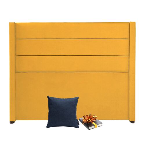 Cabecera Queen Size Dicasa Lugo Mostaza