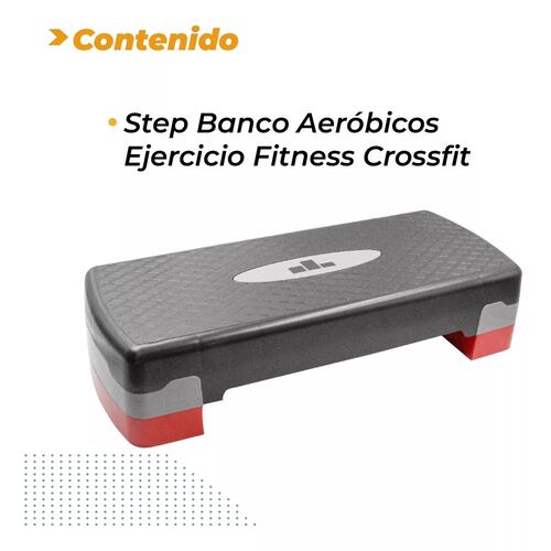 Step Blanco Aerobics Ejercicio Fitness Crossfit Ajustable