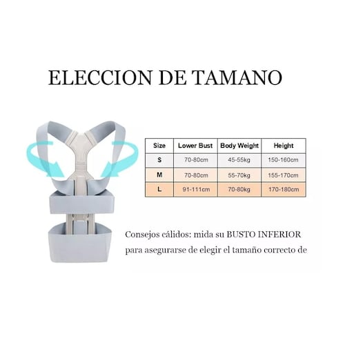Corrector De Postura De Espalda Para Corregir La Joroba M