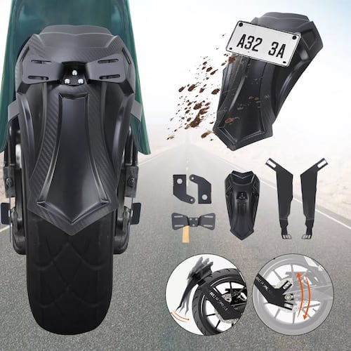 Universal Salpicadera Trasera Para Motos 130-160mm