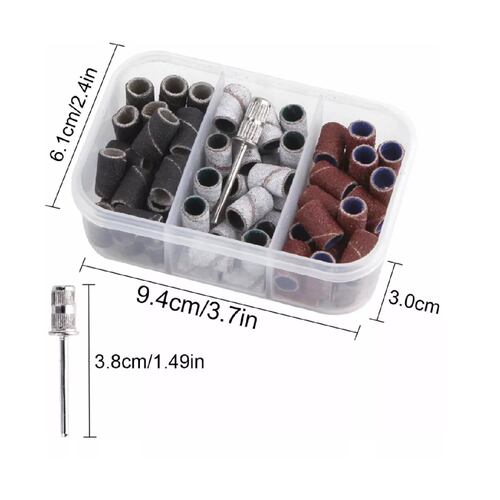 Set Barrilitos Para Driil Esmeril Uñas #80, #120, #180