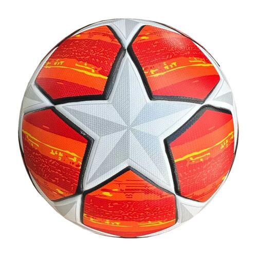 Balón Fútbol Soccer Champions Profesional Estrellas Hibrido BLANCO/NARANJA