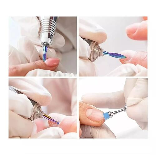 Set 13 Piezas Brocas Para Uñas Accesorios De Pulidor Uñas Limpio