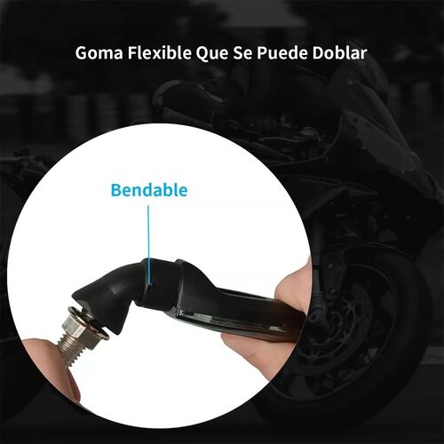 Par Luces Led Direccionales Moto Ahuecar Laterales 2pz Azul