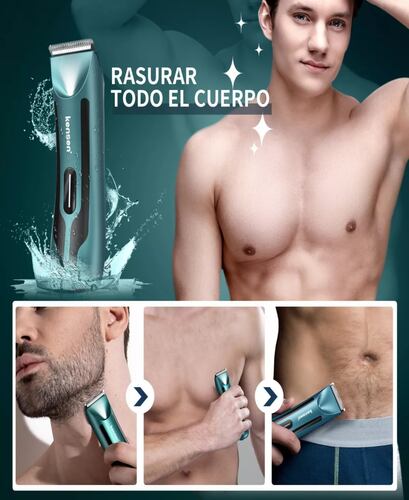 Rasuradora Eléctrica Recargable Corporal Zonas Intimas + Luz