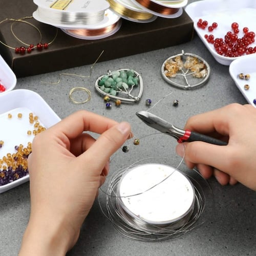 686 Piezas Bisuteria Kit Para Hacer Aretes Alambre De Cobre